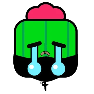 😢 emoji Спайк в маске Telegram sticker 8 of 50