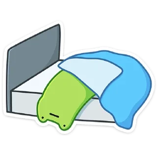 😴 emoji Лягушачий микс от @TgSticker Telegram sticker 21 of 49