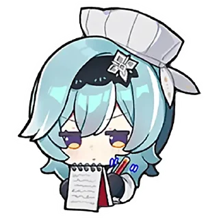 🗒 emoji Genshin Collab @stickersMH Telegram sticker 23 of 39