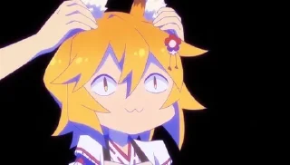 ⁉ emoji Senko-san Telegram sticker 7 of 19