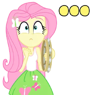 😳 emoji I'm Fluttershy (EG) | by @Ha1Gud Telegram sticker 19 of 25