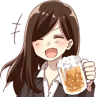 ☕️ emoji anime drinks Telegram sticker 6 of 120
