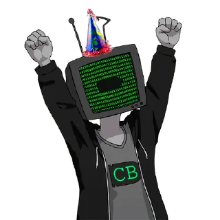 🥳 emoji Code Bullet Telegram sticker 21 of 23