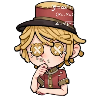 Sticker from Anniversary  乱爬的老泽西  @identityVGOGO