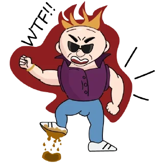 😡 emoji Володя: @Pea4_stickerbot Telegram sticker 7 of 22