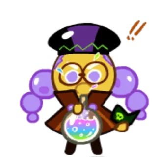 🔍 emoji Alchemist Cookie! Telegram sticker 8 of 12