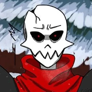 😐 emoji Фелл!Санс Telegram sticker 13 of 32