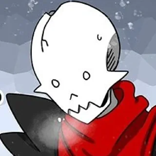 😐 emoji Фелл!Санс Telegram sticker 21 of 32