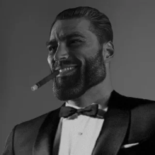 🤵 emoji GigaChad Miscellaneous Telegram sticker 10 of 17