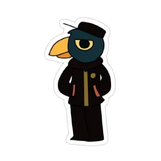 👌 emoji Night In The Woods Dialog Telegram sticker 17 of 56