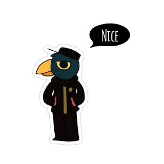 🤟 emoji Night In The Woods Dialog Telegram sticker 16 of 56