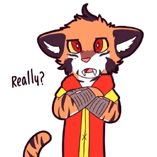 🙁 emoji Electro Tiger @stickersb2b Telegram sticker 6 of 45