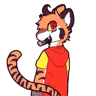 🔋 emoji Electro Tiger @stickersb2b Telegram sticker 11 of 45