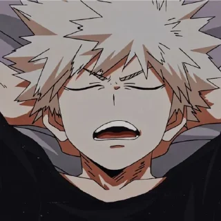 💢 emoji Кацуки Бакуго 💢 Telegram sticker 12 of 30