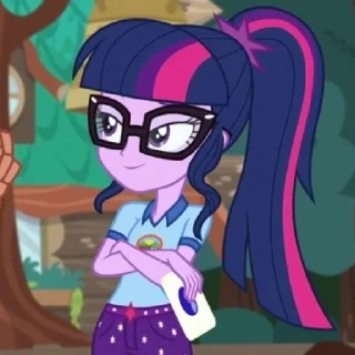 📓 emoji Twilight Sparkle | @MLPstick Telegram sticker 8 of 120