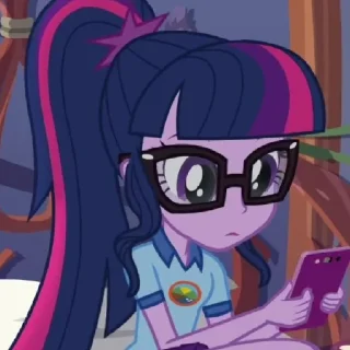 📜 emoji Twilight Sparkle | @MLPstick Telegram sticker 1 of 120