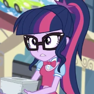 📜 emoji Twilight Sparkle | @MLPstick Telegram sticker 23 of 120