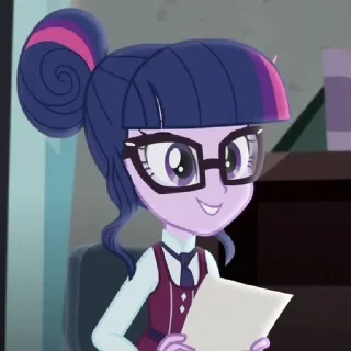 📜 emoji Twilight Sparkle | @MLPstick Telegram sticker 17 of 120