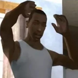 🤨 emoji Сиджей GTA Telegram sticker 11 of 47