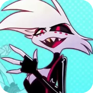 🐱 emoji Angel Dust • @HazbinHotelStickers Telegram sticker 9 of 30