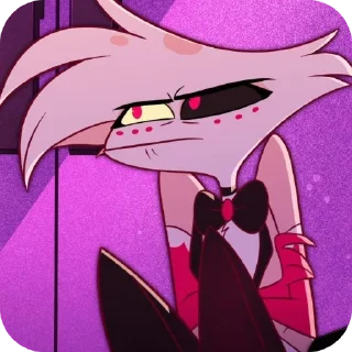 📖 emoji Angel Dust • @HazbinHotelStickers Telegram sticker 21 of 30