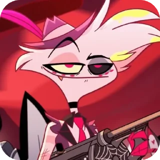 🐱 emoji Angel Dust • @HazbinHotelStickers Telegram sticker 16 of 30