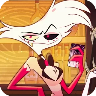 👄 emoji Angel Dust • @HazbinHotelStickers Telegram sticker 11 of 30