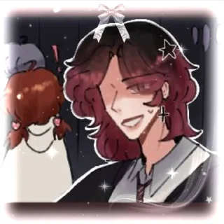 🌟 emoji Вместе до конца руманга Telegram sticker 14 of 35