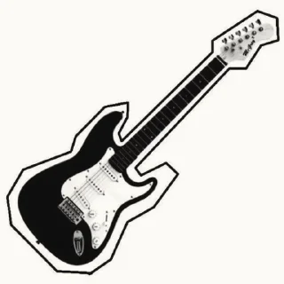 🎸 emoji .. → @heroinmeow 𓆪 Telegram sticker 13 of 50