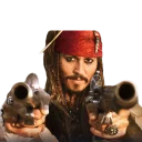😜 emoji Джек Воробей Telegram sticker 12 of 33