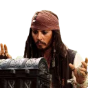 🙊 emoji Джек Воробей Telegram sticker 22 of 33