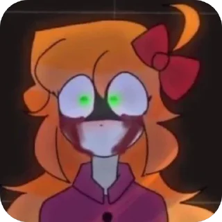 🫥 emoji Afton family by @fnafintertement Telegram sticker 24 of 41