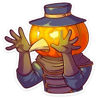 🎃 emoji Доктор Счастье @stickerdom Telegram sticker 23 of 49