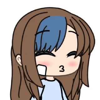 😘 emoji гача срача Telegram sticker 9 of 31