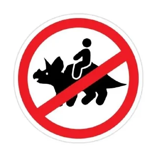 🦕 emoji 🚫Знаки🚫 Telegram sticker 18 of 21