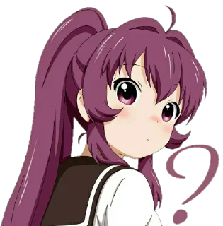 ❤️ emoji Yuru Yuri @anime_Stickerr Telegram sticker 5 of 27