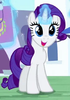 😃 emoji Rarity | @MLP_AnimatedStickers Telegram sticker 21 of 46