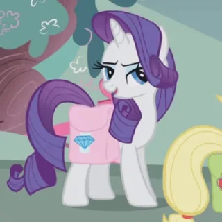 😎 emoji @mlpstickers Rarity Animated #2 Telegram sticker 15 of 50