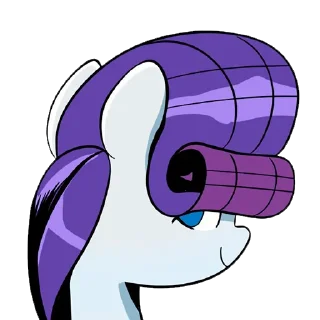 ❤️ emoji Rarity Optimus by @mlpstickers Telegram sticker 6 of 12