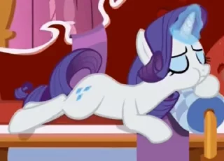 😋 emoji @mlpstickers Rarity Animated #1 Telegram sticker 13 of 50