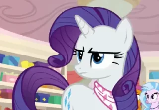🥴 emoji @mlpstickers Rarity Animated #1 Telegram sticker 8 of 50
