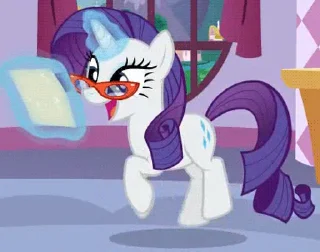 😄 emoji Rarity | @MLP_AnimatedStickers Telegram sticker 23 of 46