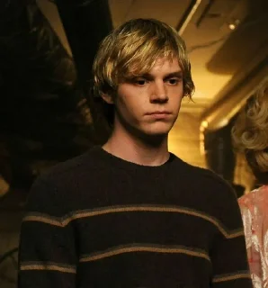 😳 emoji Evan Peters Telegram sticker 9 of 46