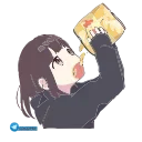 Sticker from Anime Animated Girl @stickersb2b