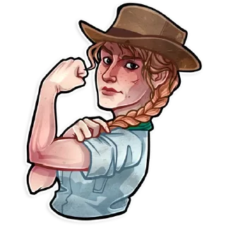💪 emoji Red Dead Redemption Telegram sticker 11 of 20