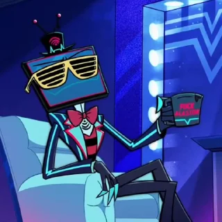 🌐 emoji Hazbin Vox | by @walterincognito ➡️ @Ctikerubot Telegram sticker 4 of 56