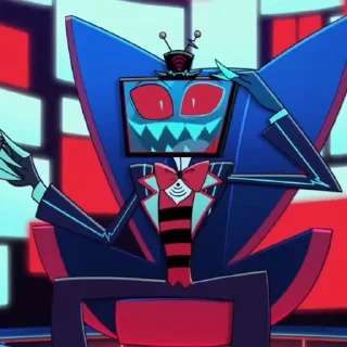 🌐 emoji Hazbin Vox | by @walterincognito ➡️ @Ctikerubot Telegram sticker 3 of 56