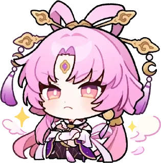 😎 emoji Наліпки: Сяньчжоу Луофу | @hertas_dollhouse_hsr_ua Telegram sticker 7 of 11