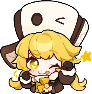 😉 emoji Наліпки: Білобог | @hertas_dollhouse_hsr_ua Telegram sticker 10 of 11
