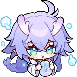 😗 emoji Наліпки: Сяньчжоу Луофу | @hertas_dollhouse_hsr_ua Telegram sticker 10 of 11